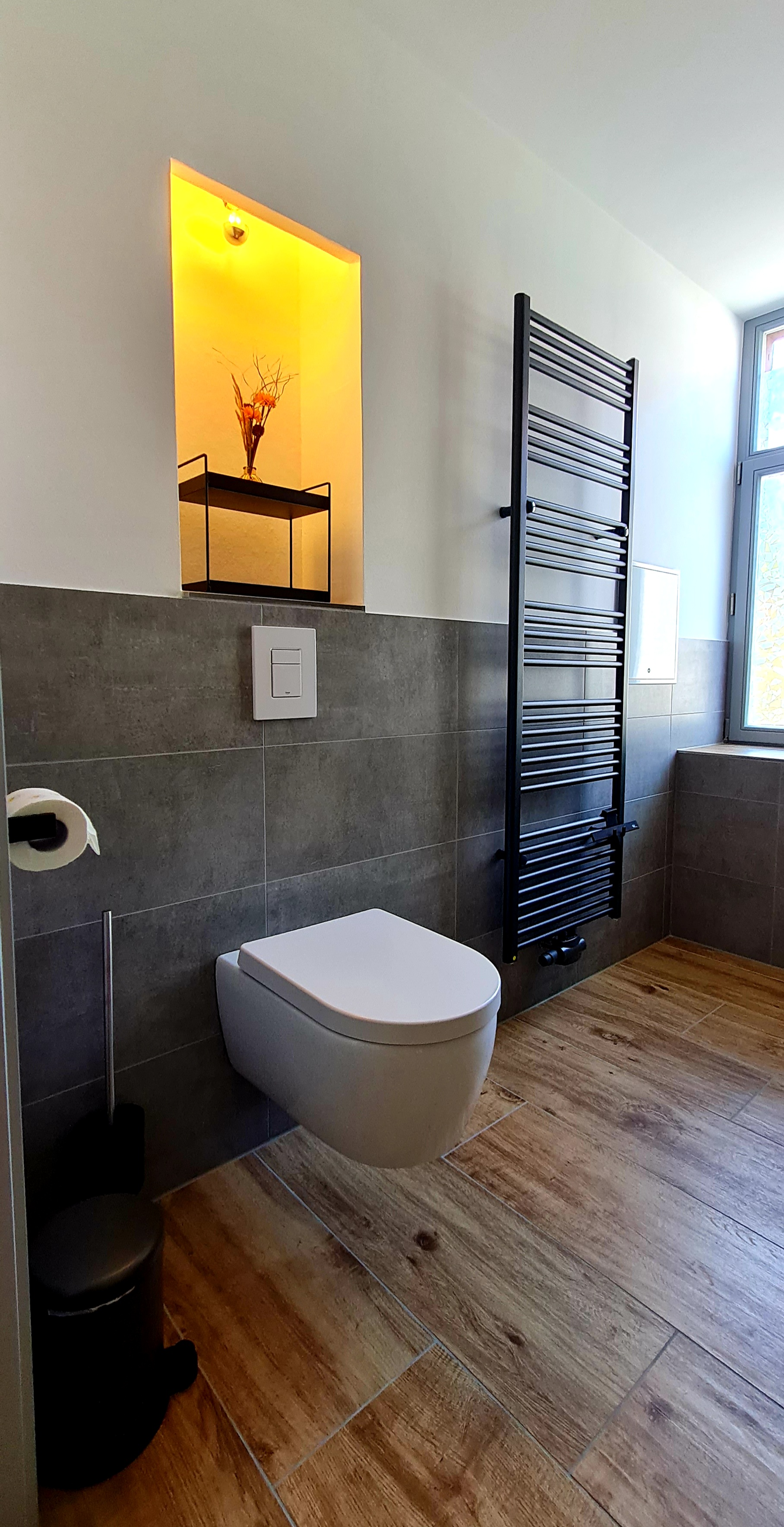 Frühstückspension: Badezimmer Zimmer 3 - Pension "Schul Inn"