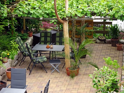 Pensionen - Restaurant - Terrasse - Pension Steinbergsblick