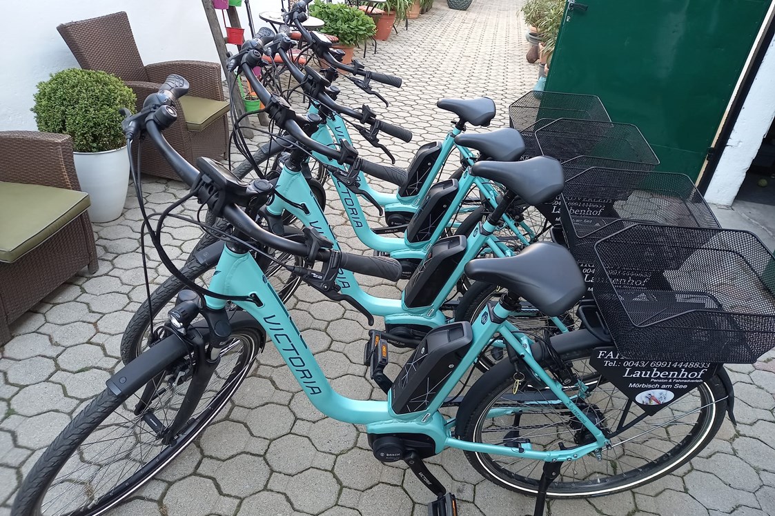 Frühstückspension: E-Bike Verleih direkt im Haus - Pension Laubenhof