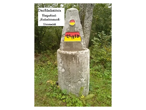 Frühstückspension: Umgebung (Gedenkstein Dreiländereck) - Gästehaus Adelmann