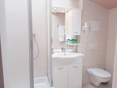 Frühstückspension: Badezimmer - Hotel Pension Haydn