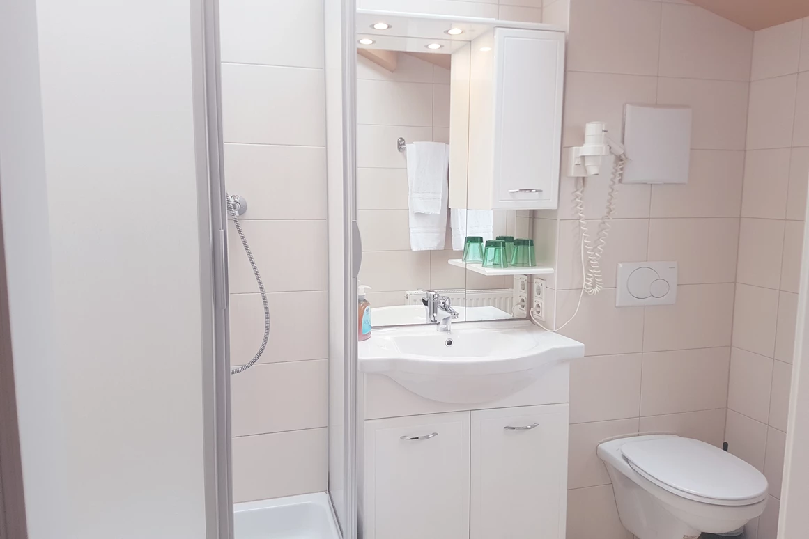 Frühstückspension: Badezimmer - Hotel Pension Haydn