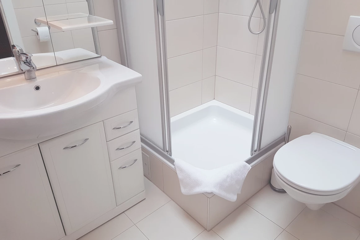 Frühstückspension: Badezimmer - Hotel Pension Haydn