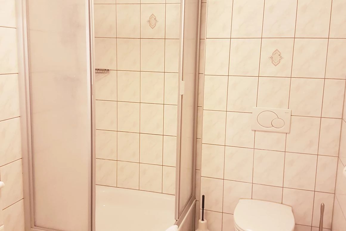 Frühstückspension: Badezimmer - Hotel Pension Haydn