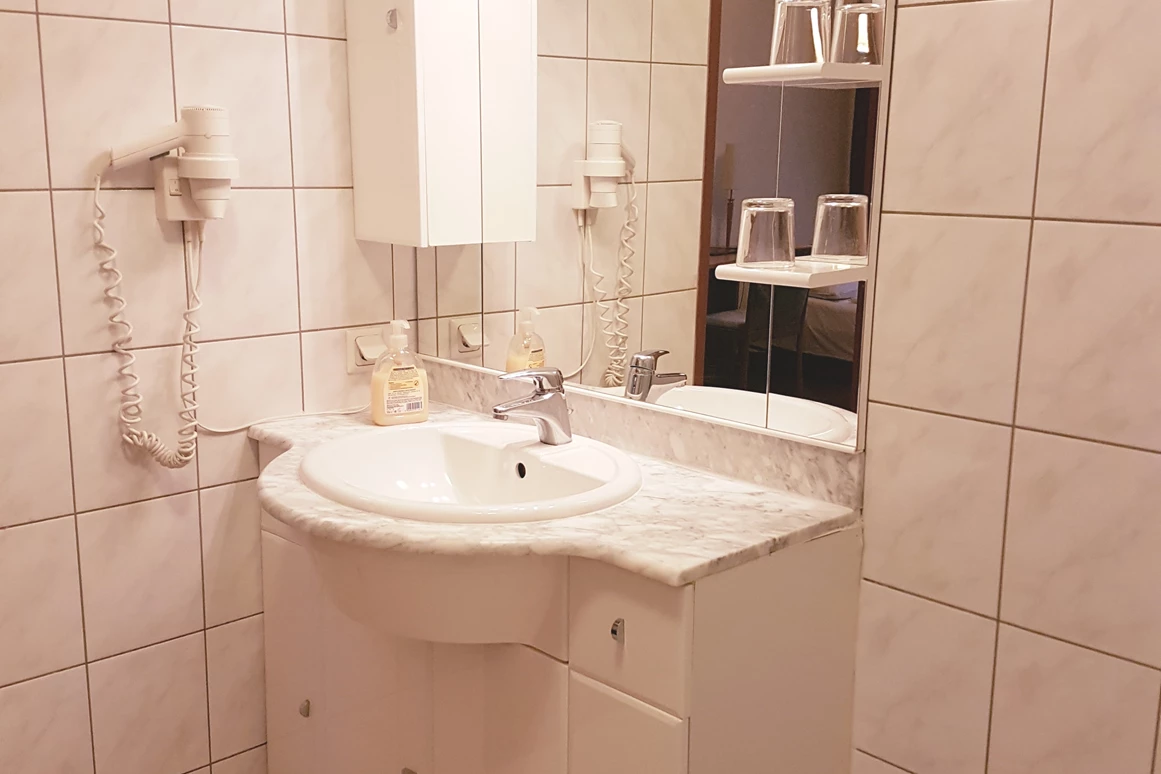 Frühstückspension: Badezimmer - Hotel Pension Haydn