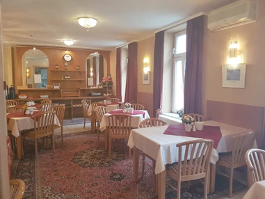 Frühstückspension: Frühstücksraum - Hotel Pension Haydn