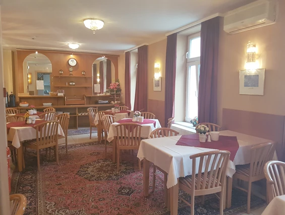 Frühstückspension: Frühstücksraum - Hotel Pension Haydn