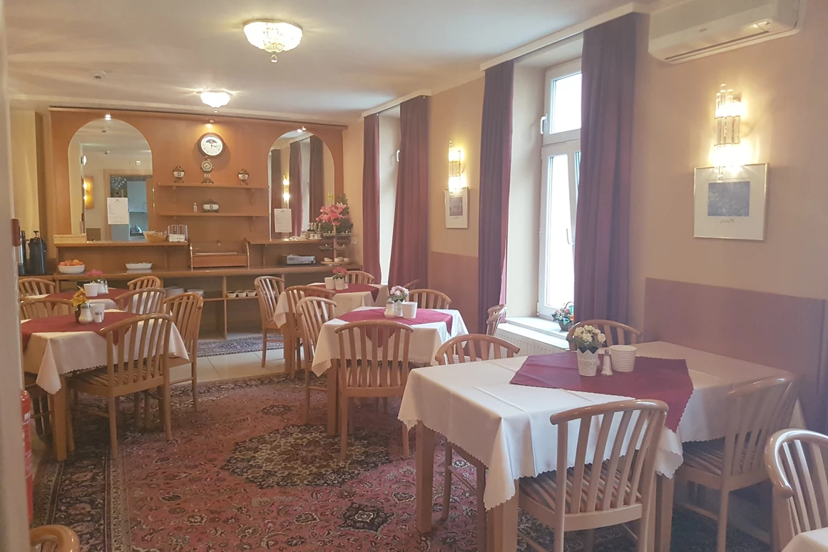 Frühstückspension: Frühstücksraum - Hotel Pension Haydn