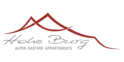 Pensionen - Umgebungsschwerpunkt: Berg - Hohe Burg Logo - Alpengasthof Hohe Burg