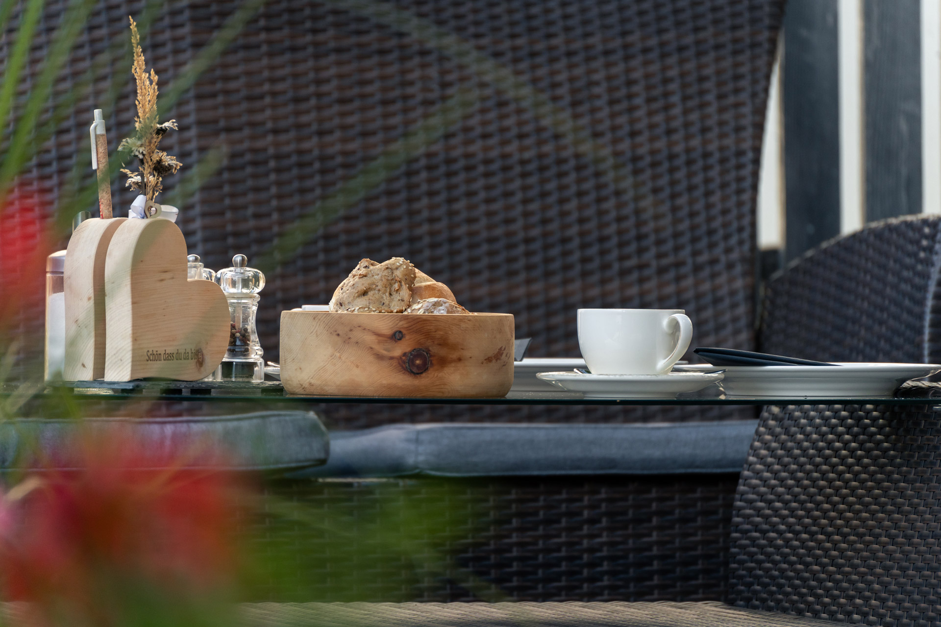 Frühstückspension: Regionale Produkte beim Frühstück - Alpengasthof Hohe Burg