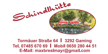 Pensionen - weitere Verpflegungsmöglichkeiten: Mittagessen - Maierhof (Oberndorf an der Melk, St. Georgen an der Leys) - Schindlhütte Gaming