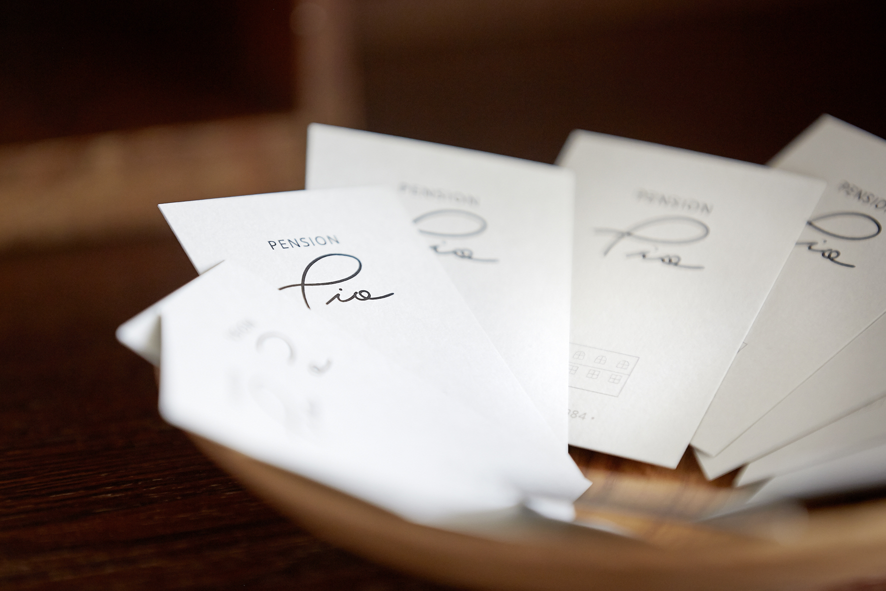 Frühstückspension: Visitenkarten, Kontakt - Pension Pia