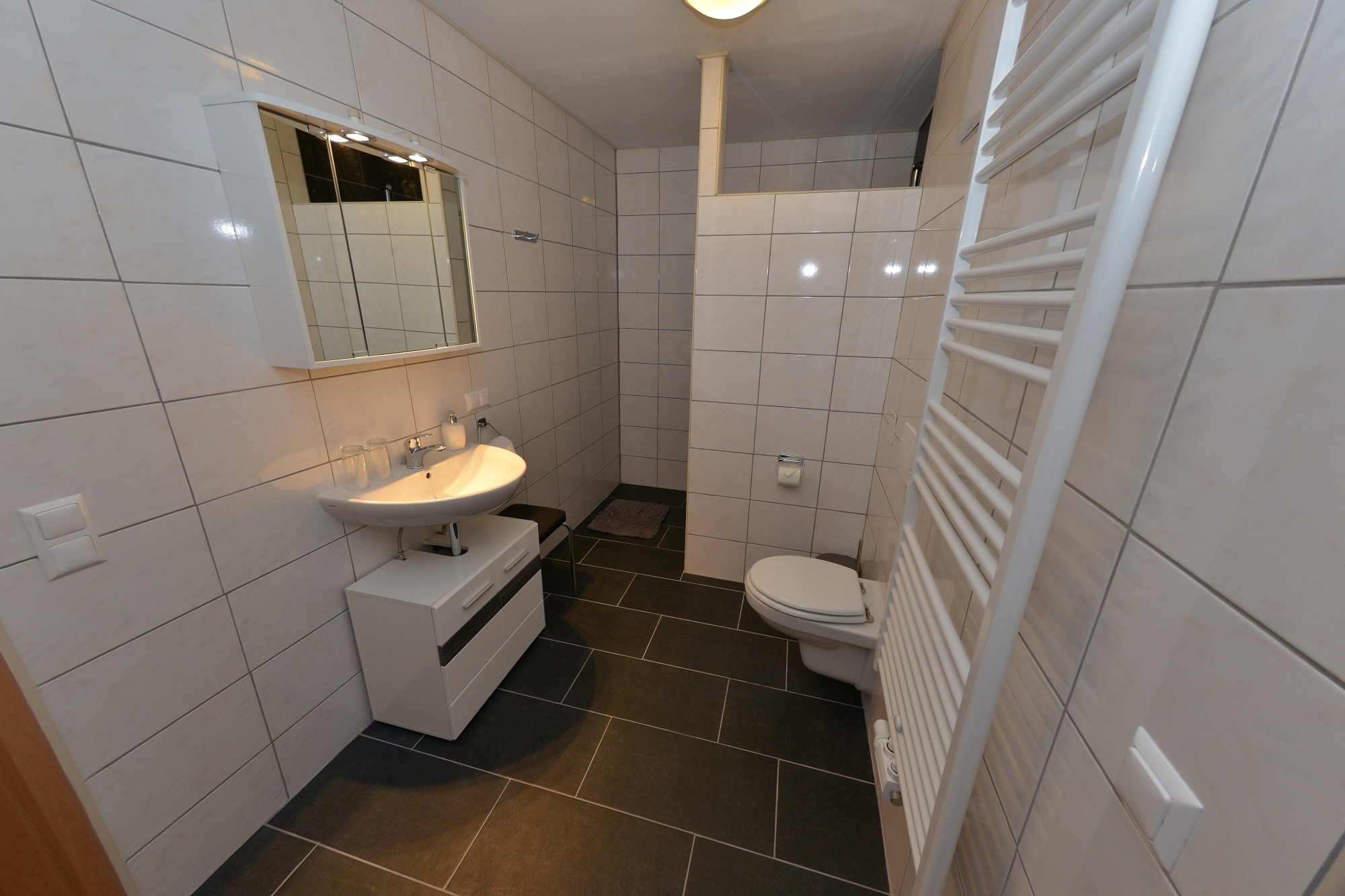 Frühstückspension: Badezimmer appartment Kreuzeck - Frühstückspension Ferienhaus Kolbnitz