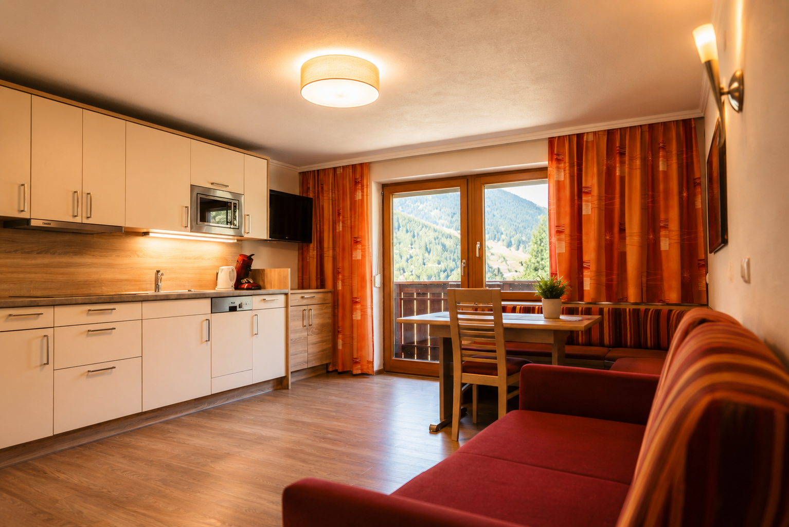 Frühstückspension: Superior Apart Tirol für 2 Personen mit Balkon und herrlichen Blick ins Lechtal.  - SennHOF Lechtal 