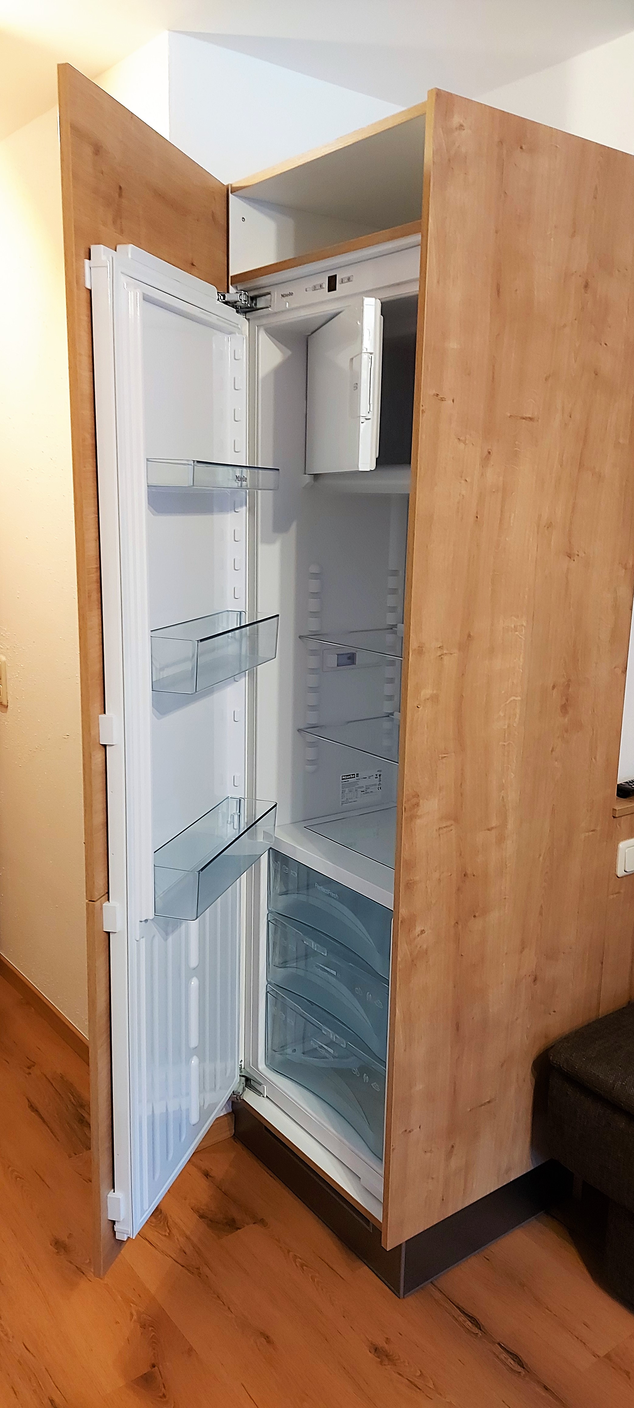 Frühstückspension: Appartment 2 - Kühl-/Gefrierkombination - Apartments Salzburgerhof