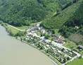 Frühstückspension: Willersbach von Oben mit Campingplatz Krenn. - Gasthof & Camping Krenn