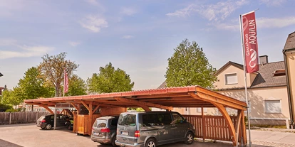 Pensionen - Parkplatz: kostenlos bei der Pension - Mostviertel - Carport - gratis Parkplätze - Gästehaus Aquilin