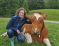Frühstückspension: Forellenhof Biobauernhof Familie Erber, aktive Landwirtschaft mit Milchkühen, Kühe melken, Melkdiplom, Traktorfahen - Forellenhof Familie Erber