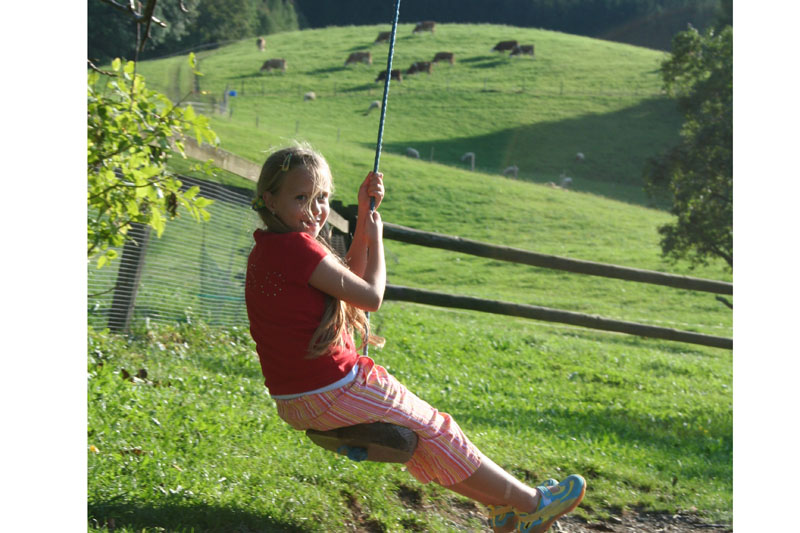Frühstückspension: Forellenhof Biobauernhof Familie Erber, mit viel Platz zum herumtollen, viele Bankerl rundum, einfach Erholen, Erleben und Natur pur - Forellenhof Familie Erber