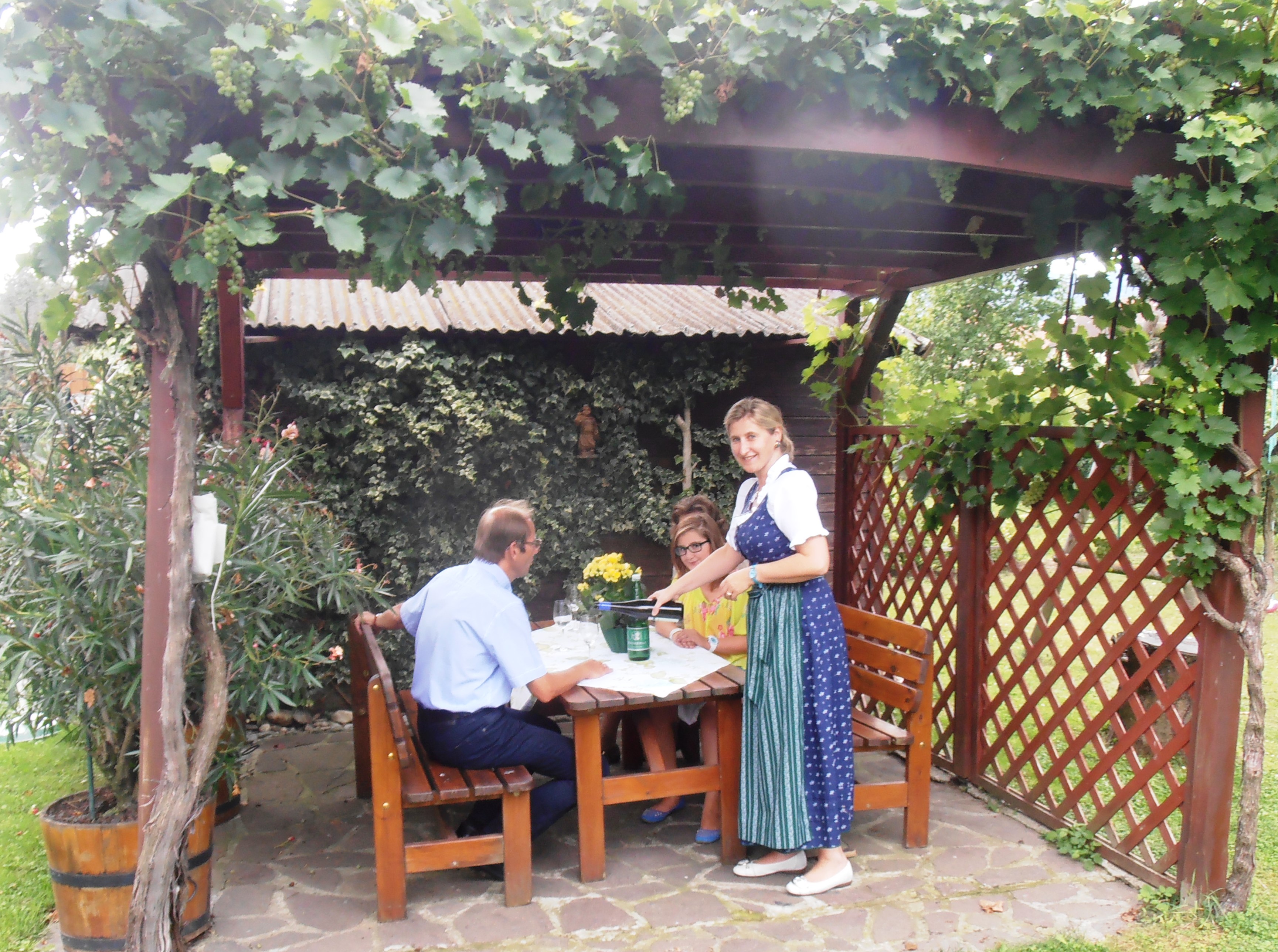 Pensionen - Aggsbach Markt - Gartenlaube - Gästehaus Punz