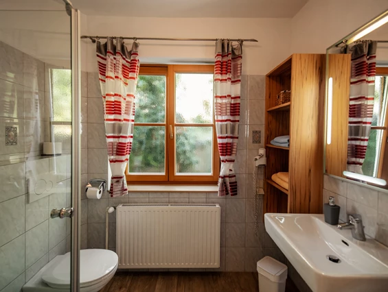 Frühstückspension: Badezimmmer  - Weingut u. Gästehaus Bernhard