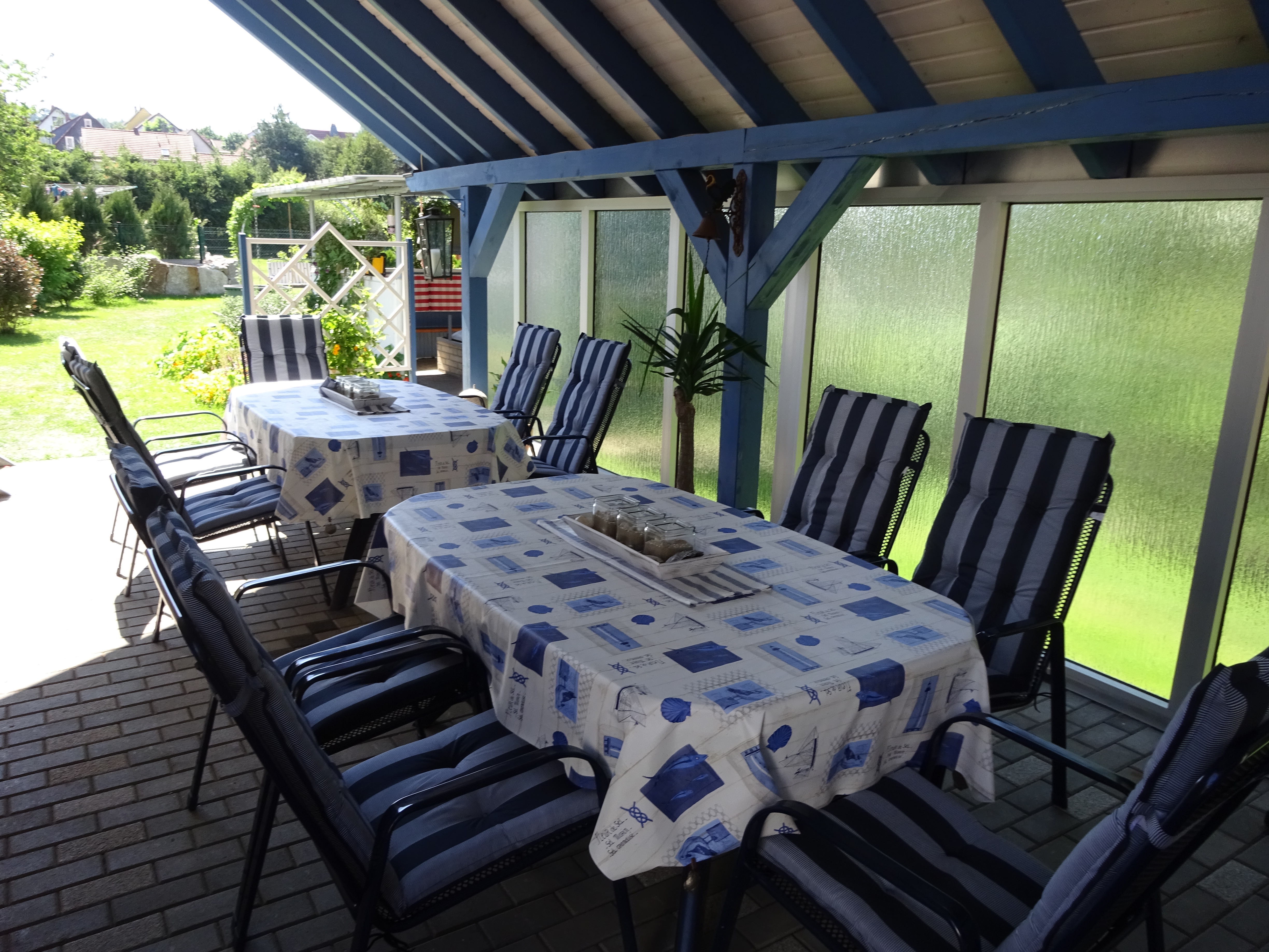 Pensionen - Thüringen - Terrasse - Pension Eichhorn