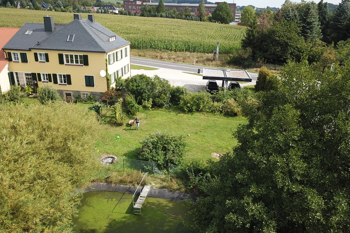Frühstückspension: Genesungsort Landhaus Dammert von oben - Genesungsort Landhaus Dammert