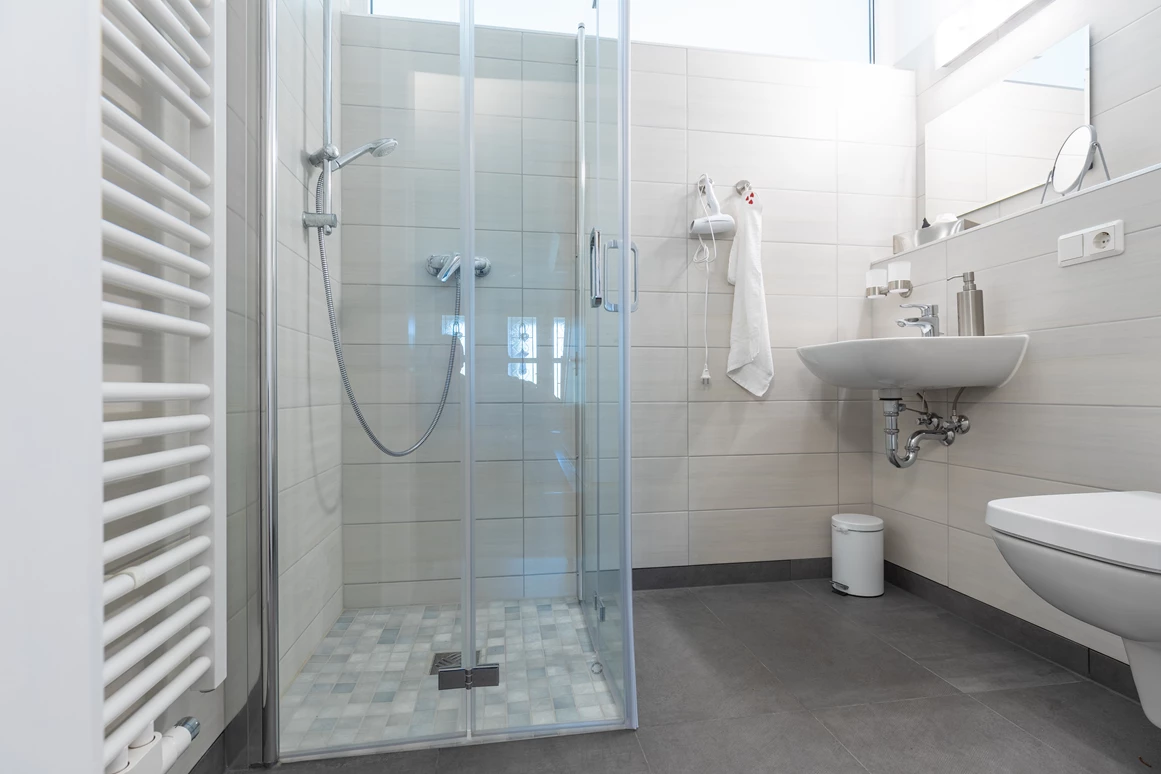 Frühstückspension: Bad für barrierefrei Zimmer - Genesungsort Landhaus Dammert