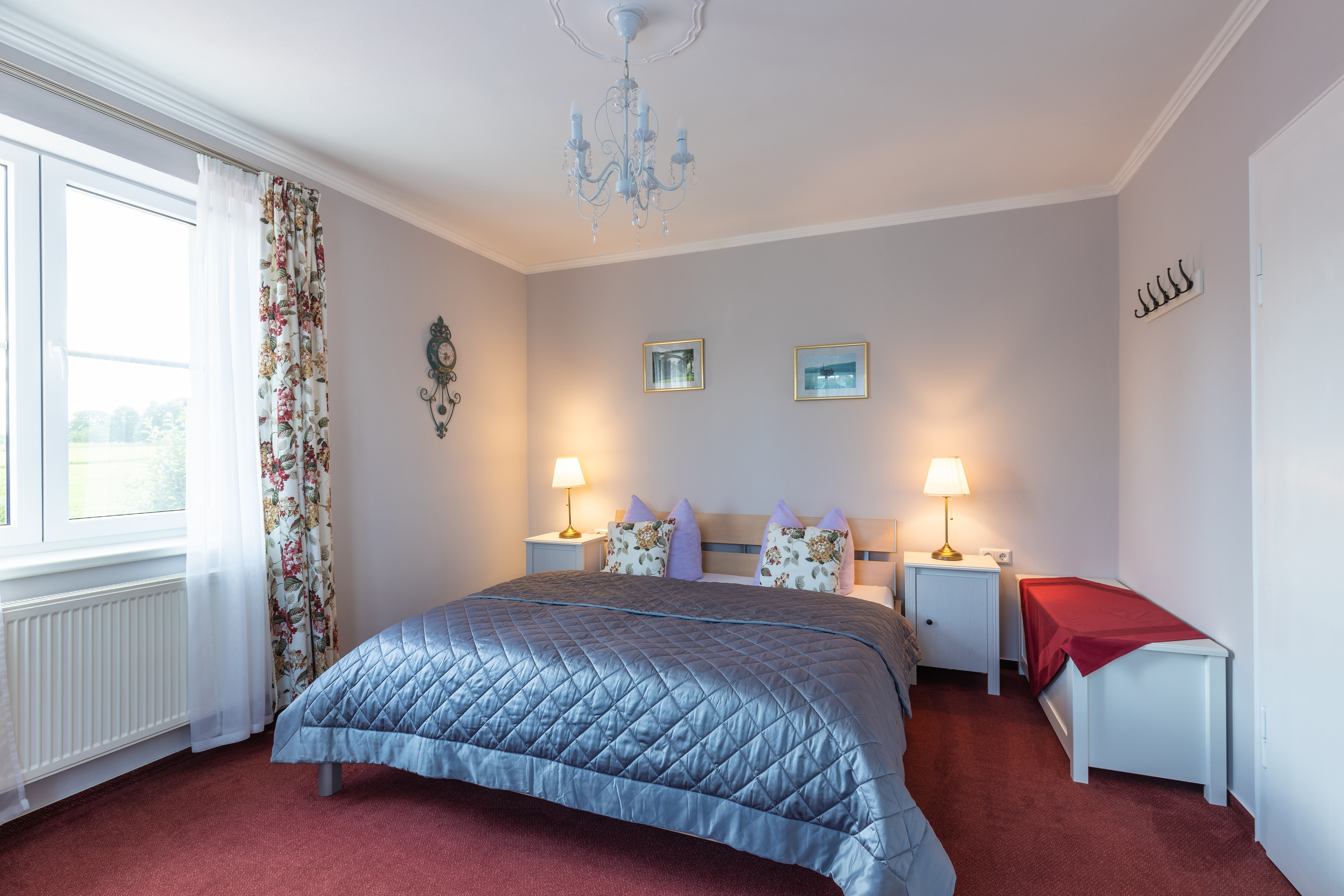 Frühstückspension: Schlafzimmer Apartment - Genesungsort Landhaus Dammert