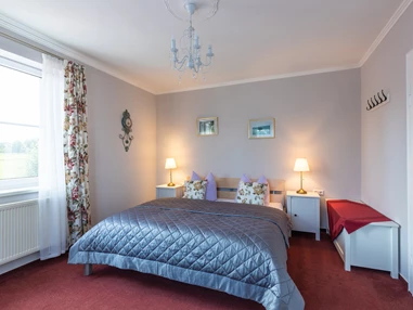 Frühstückspension: Schlafzimmer Apartment - Genesungsort Landhaus Dammert