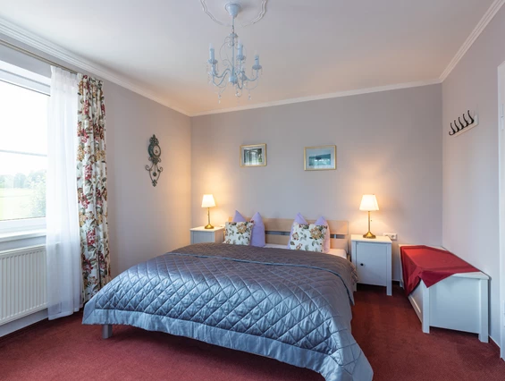Frühstückspension: Schlafzimmer Apartment - Genesungsort Landhaus Dammert