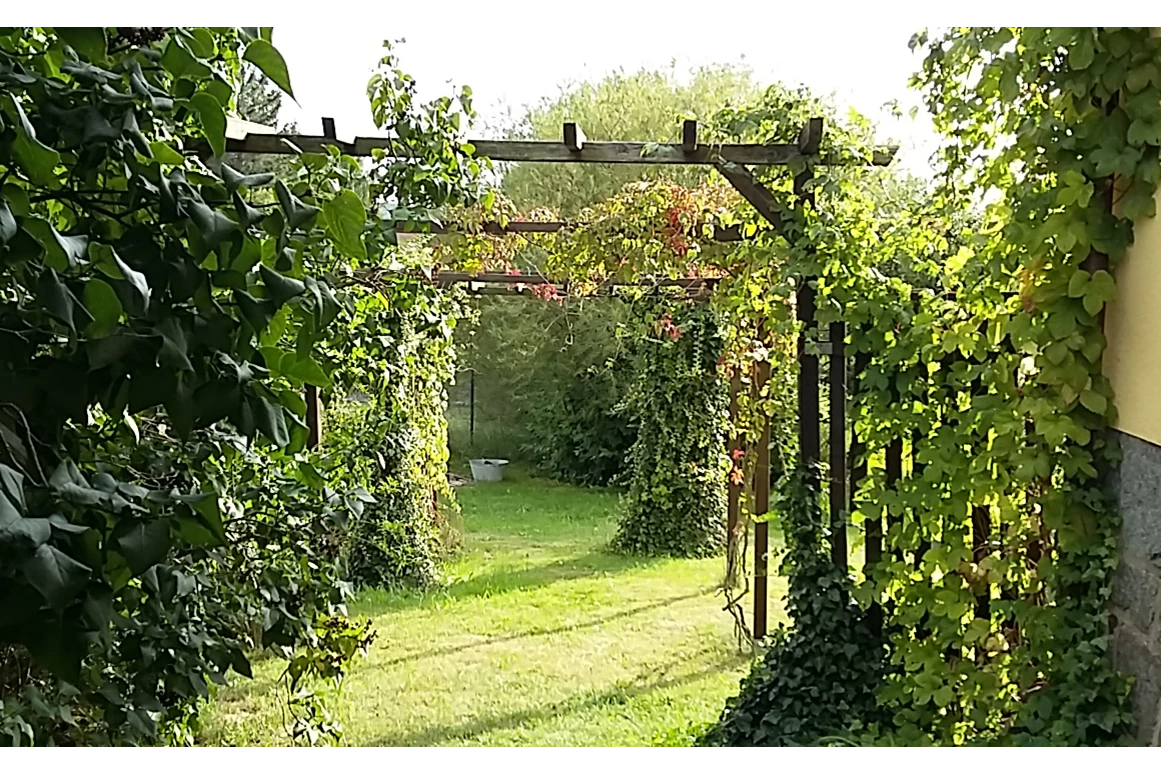 Frühstückspension: Zugang zum Garten - Genesungsort Landhaus Dammert
