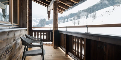 Pensionen - Parkplatz: kostenlos bei der Pension - Leogang - Balkon - Wieshofgut