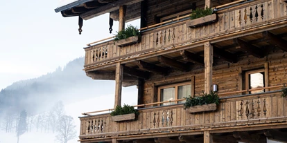 Pensionen - Parkplatz: kostenlos bei der Pension - Leogang - Außenansicht Winter - Wieshofgut