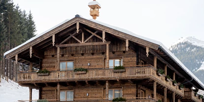 Pensionen - Parkplatz: kostenlos bei der Pension - Leogang - Außenansicht Winter - Wieshofgut