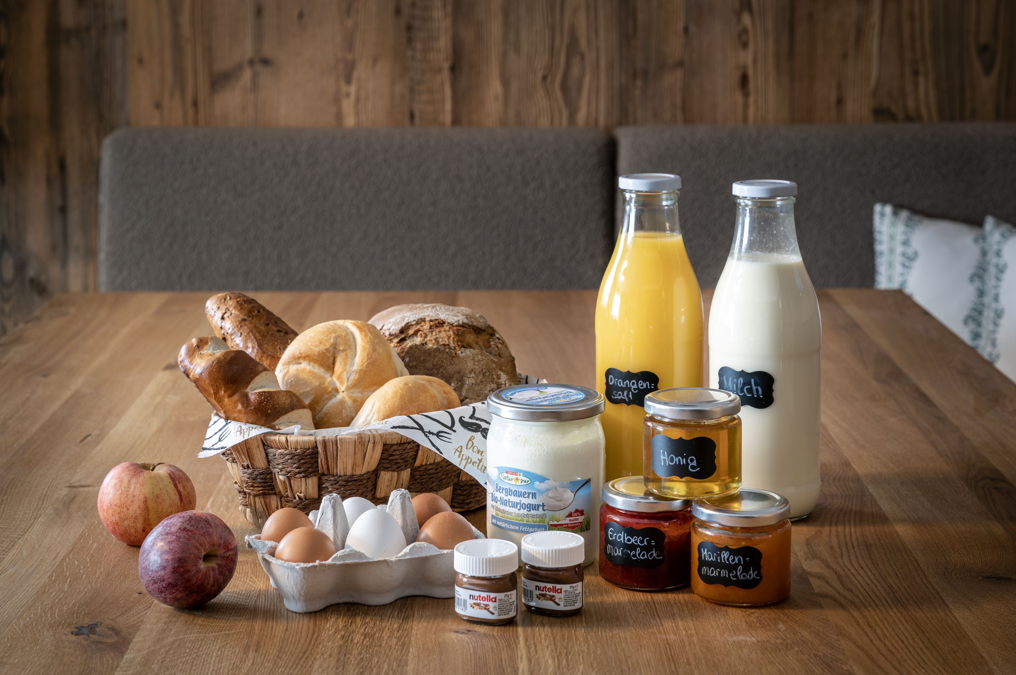 Pensionen - WLAN - Fieberbrunn - Frühstückskorb - Wieshofgut