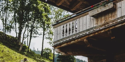 Pensionen - Parkplatz: kostenlos bei der Pension - Leogang - Außenansicht Sommer  - Wieshofgut