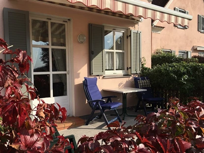 Pensionen - Restaurant - Ferienhaus mit südseitiger Terrasse - Ferienapartment  im Biodorf Bad Waltersdorf