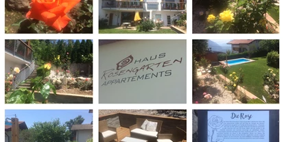 Pensionen - Naturns - Bildercollage - Haus Rosengarten