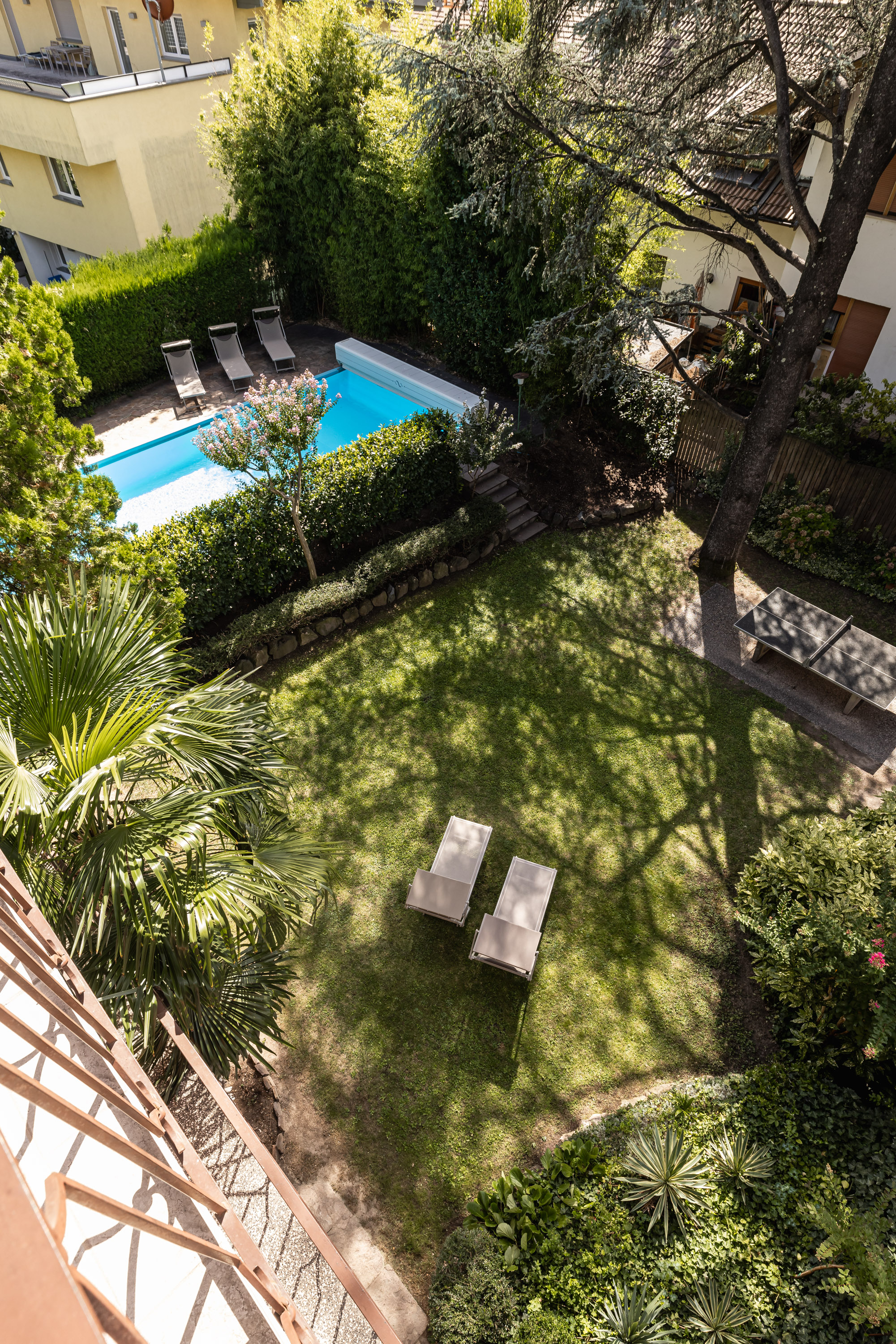 Frühstückspension: Schwimmbad im Garten - Weingarten Terlan - Rooms & Breakfast