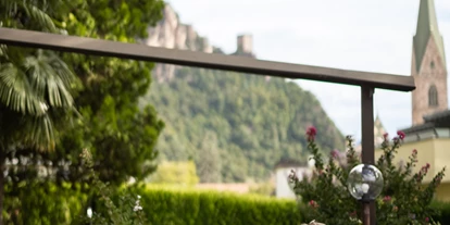 Pensionen - Neumarkt - Frühstück auf der Terrasse - Weingarten Terlan - Rooms & Breakfast