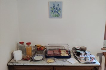 Frühstückspension: Reichhaltiges Frühstück. - Haus Sternenblick