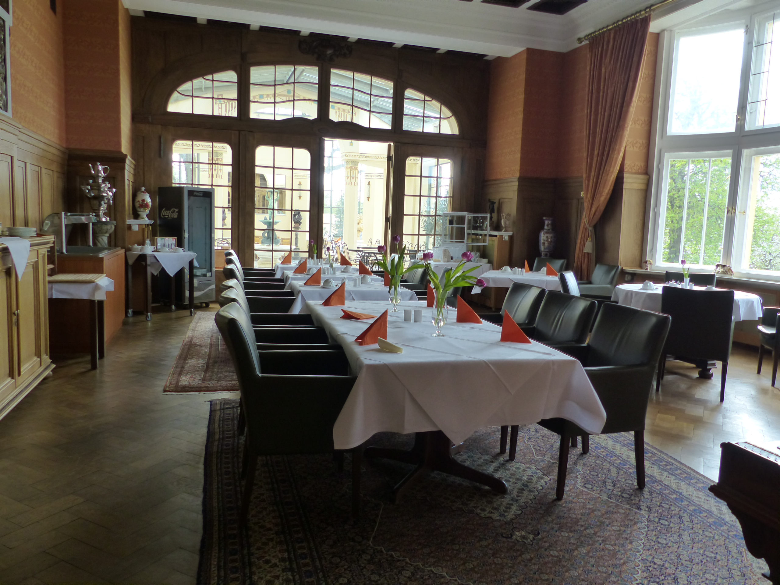 Frühstückspension: Frühstücksraum - Bernsteinland Wendorf