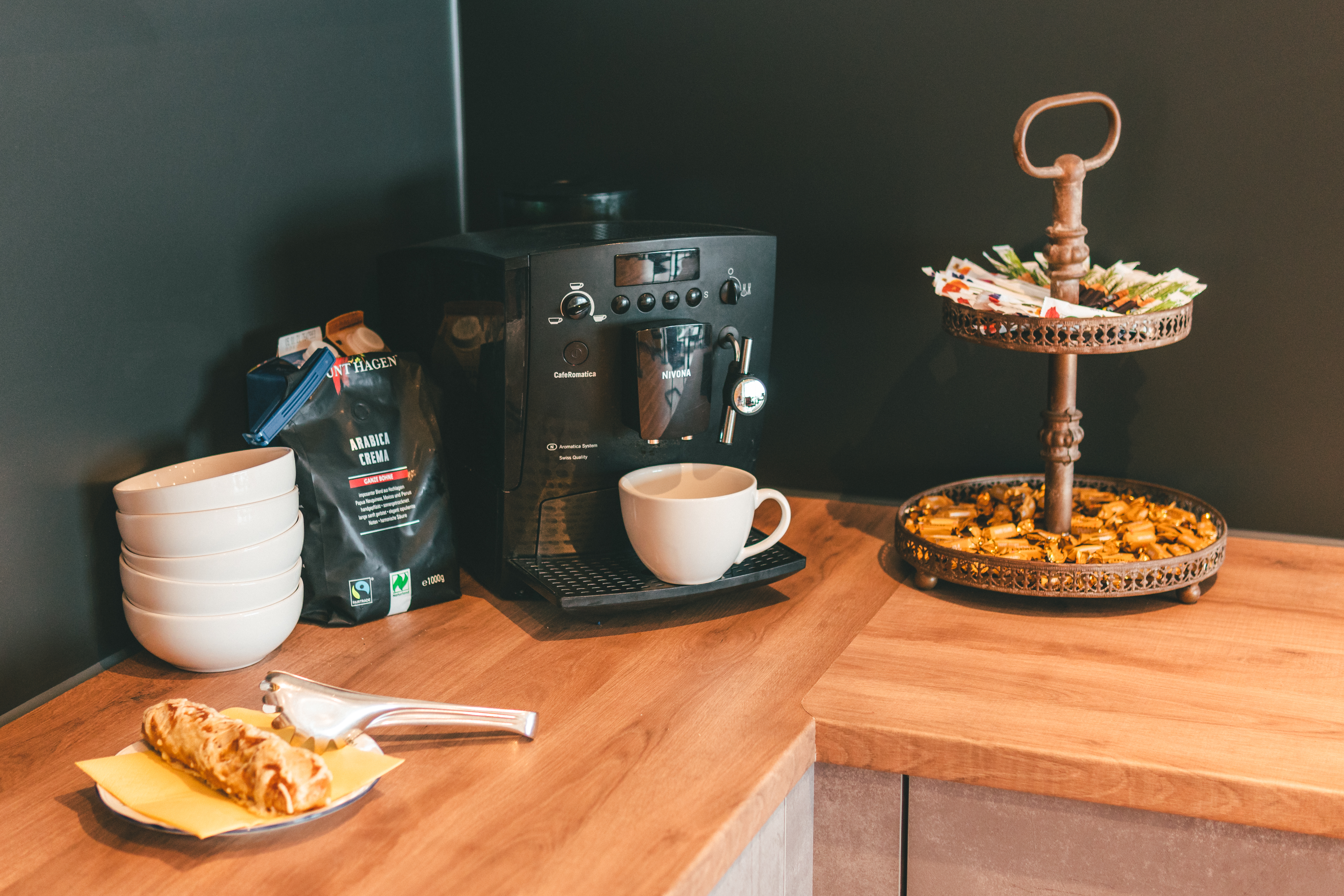 Frühstückspension: Kaffeeecke - Pension Landhaus