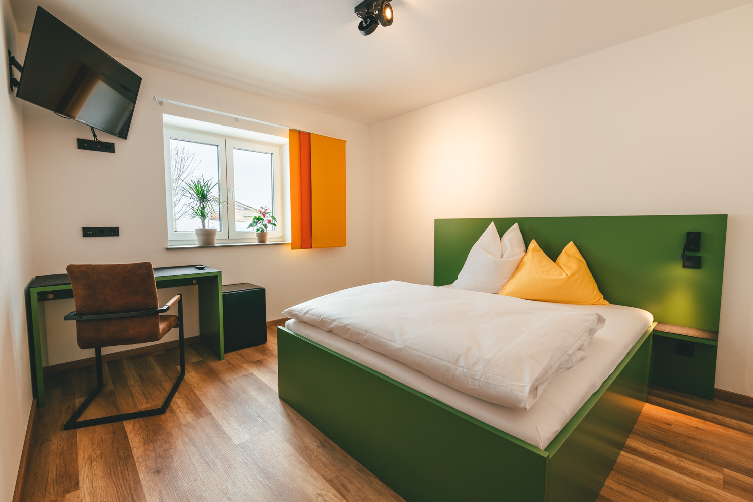 Frühstückspension: Einzelzimmer mit 160cm Bett - Pension Landhaus