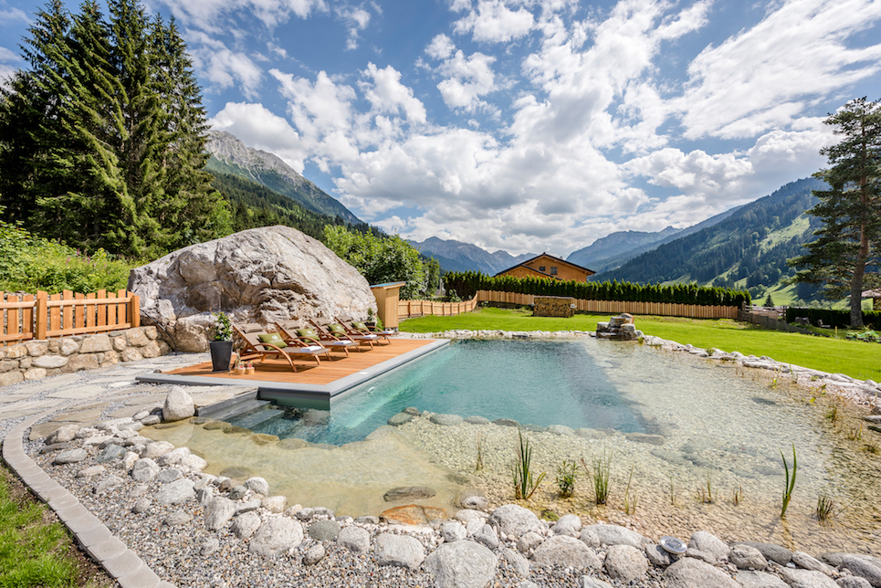 Frühstückspension: Schwimmteich - Das Kleinarl