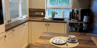 Pensionen - Wolkenstein (Erzgebirgskreis) - Küche mit Backofen - Ferienwohnung Erzgebirge