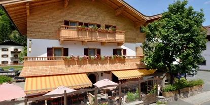 Pensionen - Parkplatz: kostenlos bei der Pension - Alpbach - Außenansicht  - Cafe Pension Koller