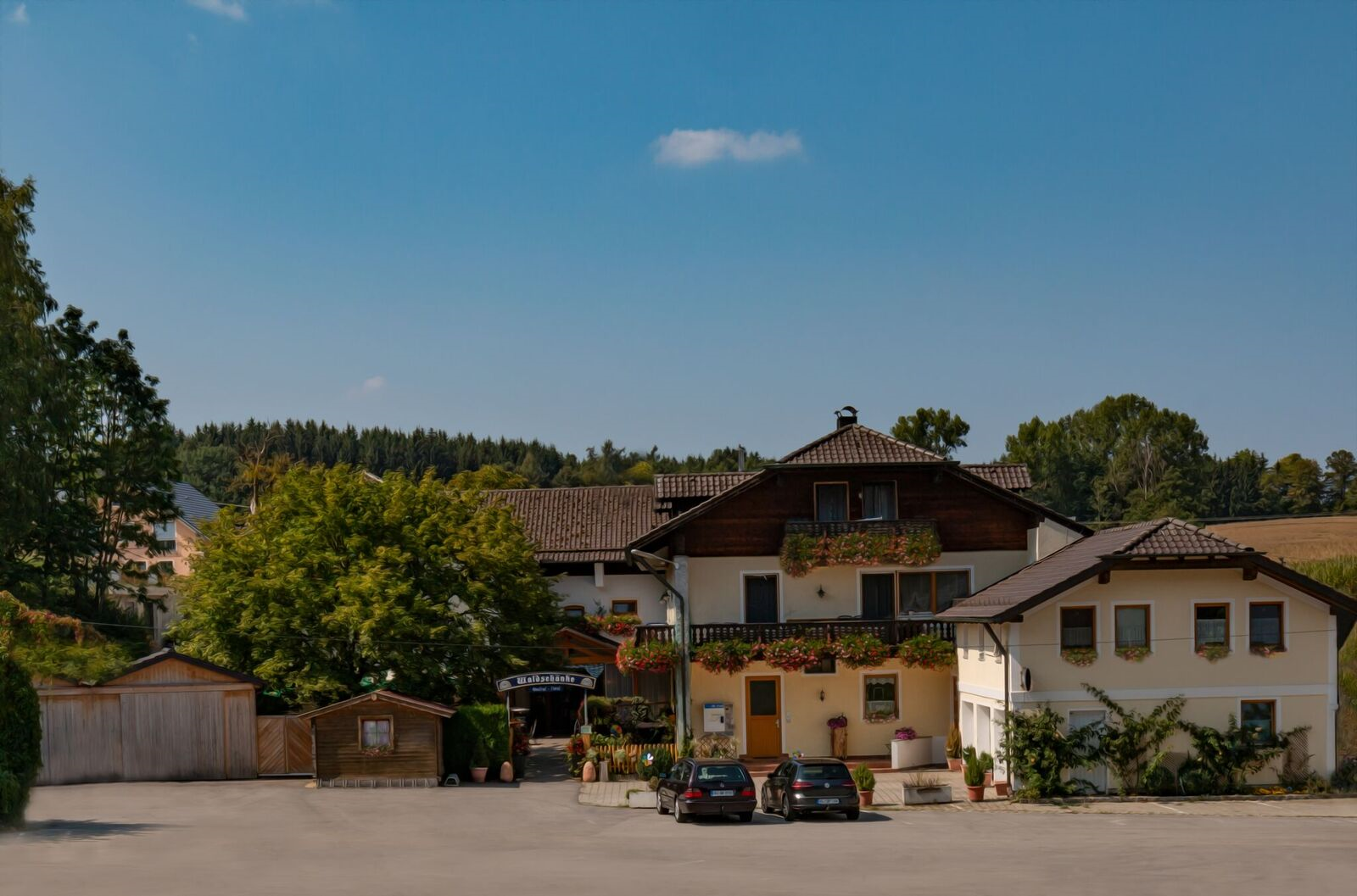 Frühstückspension: Gasthof Waldschänke