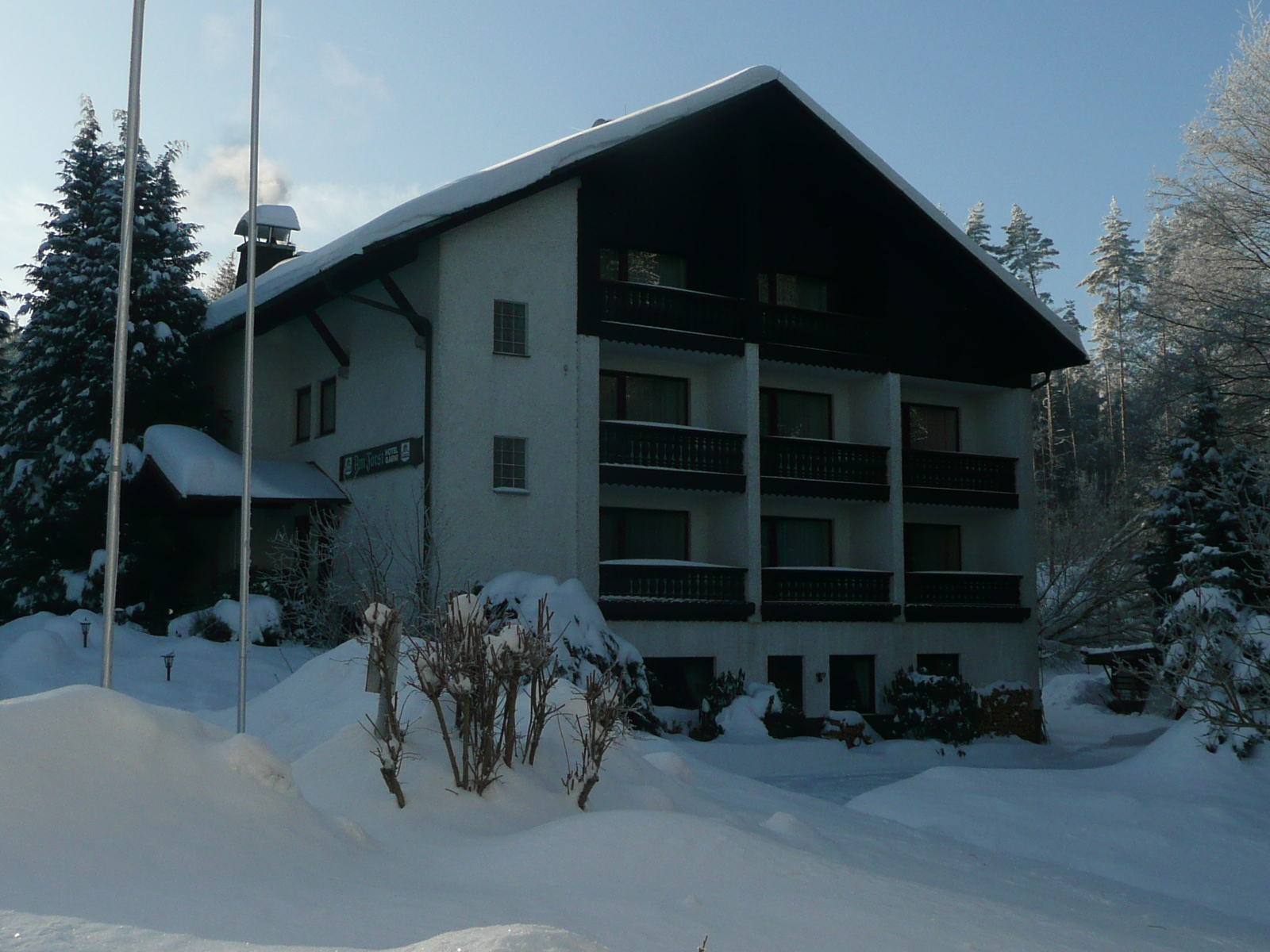 Frühstückspension: Winter in Bad Alexandersbad - Landhaus am Forst